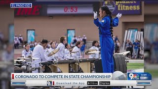 Coronado HS marching band advances to state championships [upl. by Einalam]