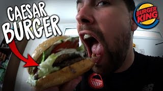 QUE VAUT LE CAESAR BURGER DE CHEZ BURGER KING [upl. by Aerdied]