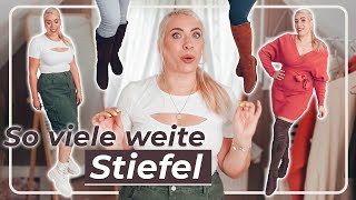 Stiefel für WEITE Waden 🤩 Herbst Winter Stiefel Damen 🍂 Stiefel Haul HerbstWinter 2023 [upl. by Anhpad]