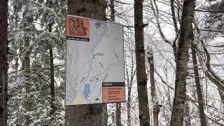 Sentier des Pichous randonnée au Mont SainteAnne Quebec Canada [upl. by Jerad]