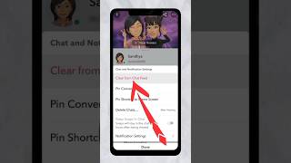 Snapchat par chat hide kaise kare 😱 How to hide chat on snapchat 2024  shorts [upl. by Cook]