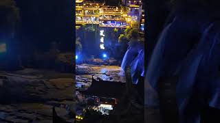 Furong Town waterfall at night [upl. by Annahahs462]