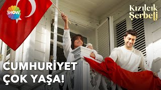 quotKutlu olsun 100 yıl Cumhuriyet çok yaşaquot  Kızılcık Şerbeti 36 Bölüm [upl. by Allisan]