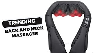 Trending Back and Neck Massager Versatile neck and back massager Can be used at home or on the go [upl. by Kristian]