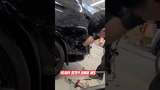 Repairing Car body BMW M3  CAr body Repair Denting and painting car automobile auto [upl. by Cob]