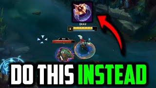 DO THIS INSTEAD EASY CHEESE CARRY PATHING  Ekko Jungle Season 13 League of Legends [upl. by Meehahs]