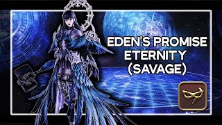 Edens Promise Eternity Phase 2 Savage  Blu Mage POV w Comms [upl. by Anaehs344]