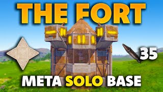 The Fort  The Ultimate Meta Solo Rust Base Design  Insane Shooting Floor amp Bunkers  2024 [upl. by Pawsner562]