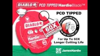 DIABLO • PCD Tipped HardieBlades For 60X Longer Life [upl. by Nerrual10]