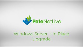 Windows Server In Place Upgrade [upl. by Illona]