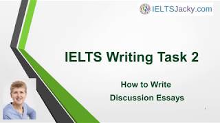 IELTS Writing Task 2 – How To Write Discussion Essays [upl. by Adnirak811]