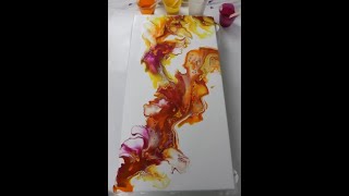 Gorgeous Dutch Pour Acrylic Pouring Technique dutchpour acrylicpainting painting [upl. by Bengt]