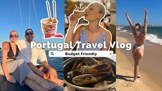 Vilamoura TRAVEL Vlog  Sunset yacht tour restaurants things to do Budget Friendly ALGARVE 2023 [upl. by Gervase]