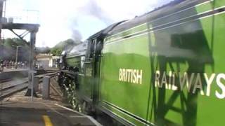 60163 Tornado ERUPTS out of Bristol Temple Meads 5709 [upl. by Talanta891]