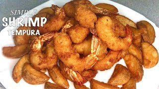 Shrimp Tempura  Simple Prawn Tempura Recipe [upl. by Ruthi]