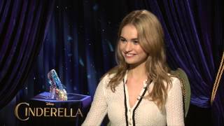 Lily James  CINDERELLA  Behind The Scenes with Scott Carty [upl. by Esirahc]