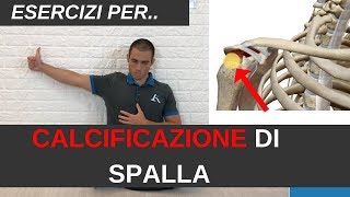 Hai una CALCIFICAZIONE ALLA SPALLA Prova i 3 ESERCIZI MIRATI [upl. by Giliana]