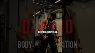 Diet and Workout Plan  Beginners Edition  Day 10 of Body Recomposition🦍 youtubeshorts [upl. by Rico]