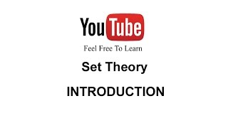 Intro Set theory English [upl. by Deraj]