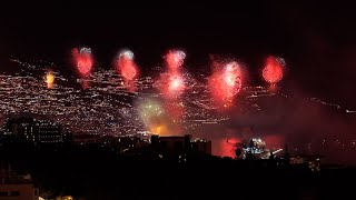 Funchal Fireworks 2024 in 4k [upl. by Primrose]