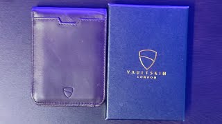 Vaultskin Manhattan wallet minimalist walletleathercraft [upl. by Hollinger722]