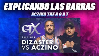 ANALIZANDO LAS RIMAS DE ACZINO VS DIZASTER II TE EXPLOTARÁ LA CABEZA 🤯 [upl. by Lawley42]