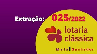 🤑🤑🤑Lotaria clássica  extração 025 da lotaria clássica São João [upl. by Geraldine]