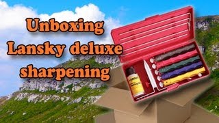 Unboxing Lansky deluxe sharpening system and Tatonka 3 Bags  My gifts holidays [upl. by Spalding]