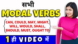 All Modal Verbs  Can Could May Might Shall Should Will Would Must Ought To Kanchan English Grammar [upl. by Mercier]