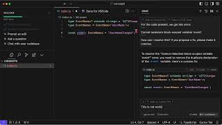 String Literal Interpolation Types in an AI Code Editor [upl. by Ahsirahc463]