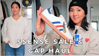 SSENSE SALE HAUL amp IS GAP THE NEW quotITquot BRAND [upl. by Teahan814]