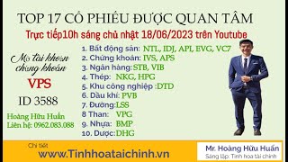 Top 17 cổ phiếu được quan tâm nhiều nhất Thị trường vẫn tiếp tục xu hướng tăng [upl. by Hgieleak674]