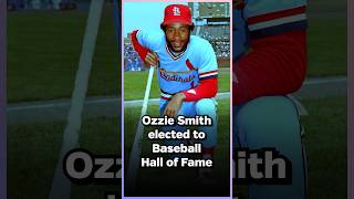 Jan 8 2002 – Ozzie Smith is elected to the Baseball Hall of Fame [upl. by Natale]