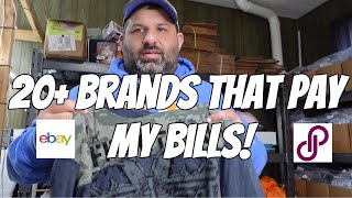 Brands That Resell For Profits On Ebay  Thrift Haul [upl. by Nerrag]