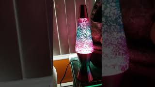 Lava Berry Glitter Lamp  a calming floating sparkling lava lamp [upl. by Busiek]