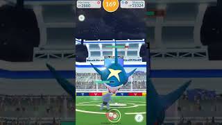 How to Beat Pokemon Go Sharpedo Raid Boss [upl. by Aicemaj44]