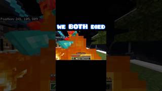 We both died Minecraft Lifeboat survival 1v1 minecraft shorts bedrock gaming youtubeshorts [upl. by Benton]