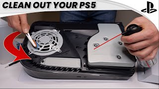 How to Clean Your PS5 Console 2022 EASY  SCG [upl. by Kathlene909]