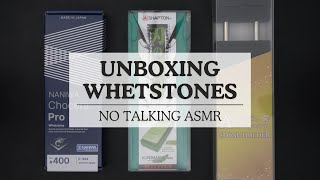 UNBOXING WHETSTONES 💎 FOR KNIFE SHARPENING PART 13  NO TALKING ASMR  SOUNDS OF TODAY [upl. by Shurlocke]