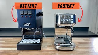 Gaggia Classic Pro Vs Breville Bambino Plus and Bambino [upl. by Erica]