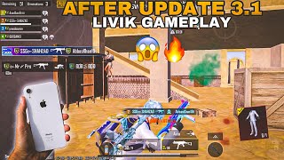 iPhone XR After Update 31 😱 Livik Gameplay Pubg Mobile 🔥 [upl. by Herzig]