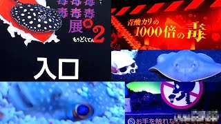 【もうどく展２】危険危篤即死★猛毒生物大集合☆青酸カリの１０００倍の毒☆24時間苦しみを与える毒★ＨＥＰ ＦＩＶＥ阪急梅田 Deadly poison Animals DANGER WARNING [upl. by Ephraim]