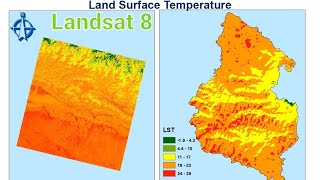 Estimating Land Surface Temperature Landsat 8 ArcGIS Tutorial gistutorialeasytutorial [upl. by Sara-Ann]