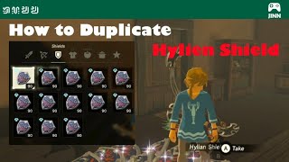 Zelda BOTW  How to Duplicate Hylien Shield Everyone can do it easily [upl. by Mile]