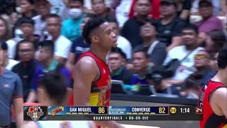 EJ Anosike PUTS UP A POWER MOVE for San Miguel vs Converge 💥  PBA Season 49 Governors Cup [upl. by Tome706]