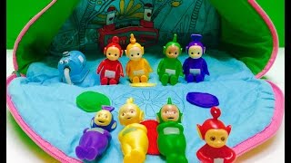 Teletubbies and Noo Noo Tubbytronic Superdome House Hill Soft Rare Zipper Toy [upl. by Whang]