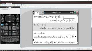 Statistics 21732 Inverse Binomial Function for TInspire [upl. by Ahoufe]