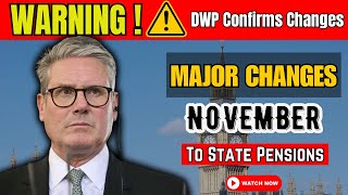 ALERT Major Changes Coming to UK State Pensions – DWP Announces Significant Update [upl. by Laikeze371]