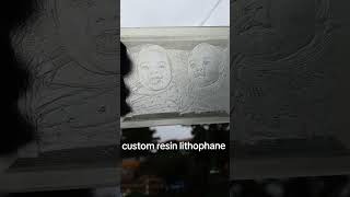 Made a custom resin Lithophane of my twins lithophanes memories [upl. by Novit]