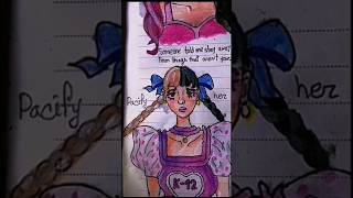 Pacify her lyrics sketch songlyric shorts [upl. by Atniuqal223]